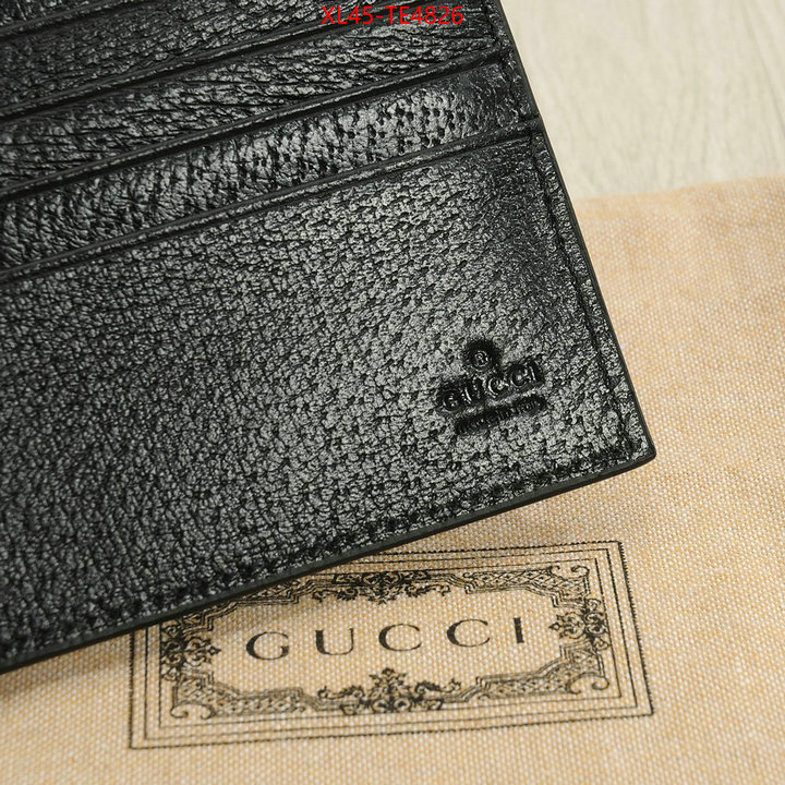 Gucci Bags(4A)-Wallet-,wholesale designer shop ID: TE4826,$: 45USD