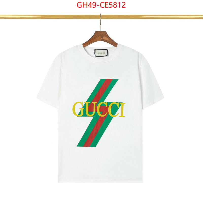 Clothing-Gucci,fashion replica ID: CE5812,$: 49USD