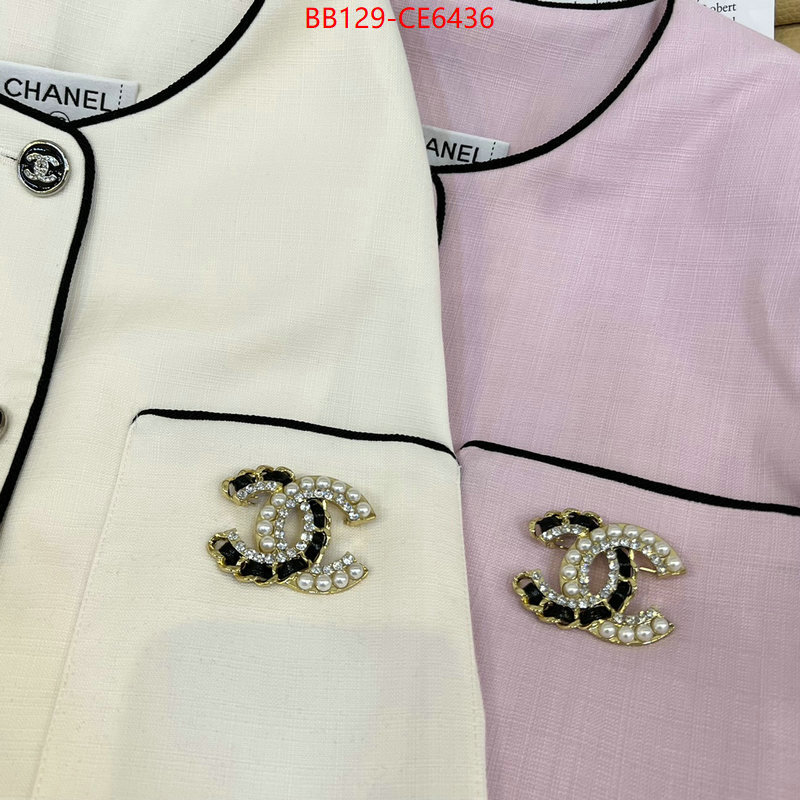 Clothing-Chanel,where to buy high quality ID: CE6436,$: 129USD