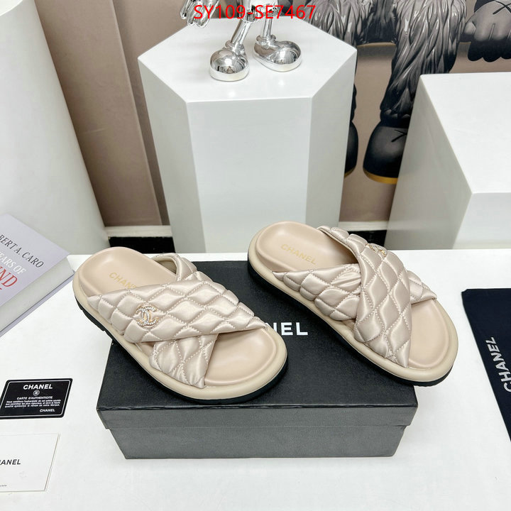 Women Shoes-Chanel,where quality designer replica ID: SE7467,$: 109USD