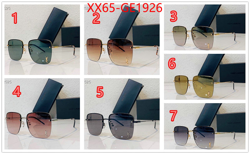 Glasses-YSL,online store ID: GE1926,$: 65USD