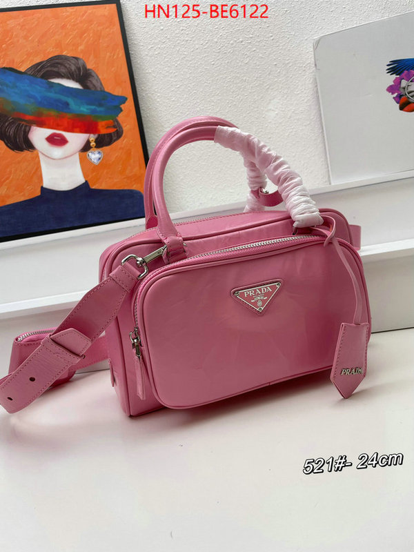 Prada Bags(4A)-Handbag-,good quality replica ID: BE6122,$: 125USD