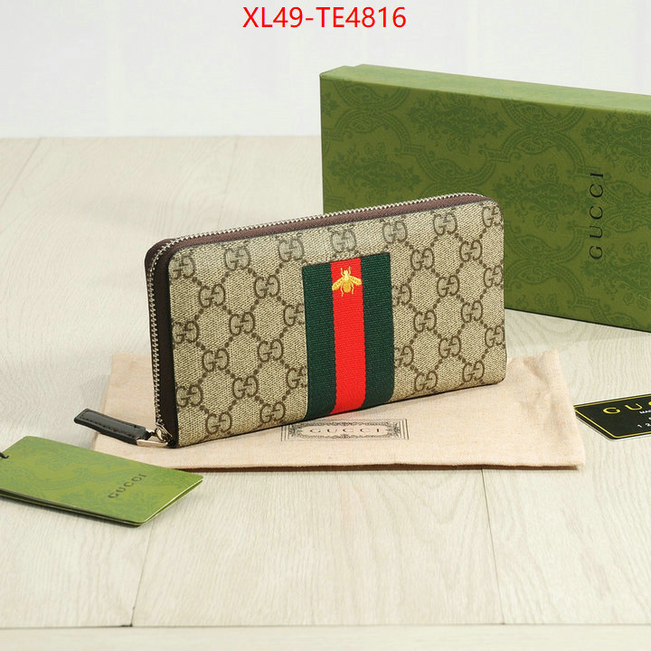 Gucci Bags(4A)-Wallet-,outlet 1:1 replica ID: TE4816,$: 49USD