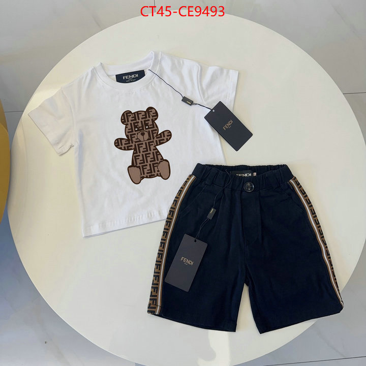 Kids clothing-Fendi,high ID: CE9493,$: 45USD