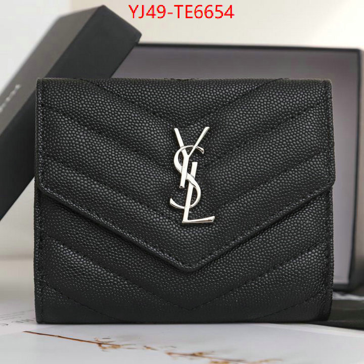 YSL Bag(4A)-Wallet-,only sell high-quality ID: TE6654,$: 49USD