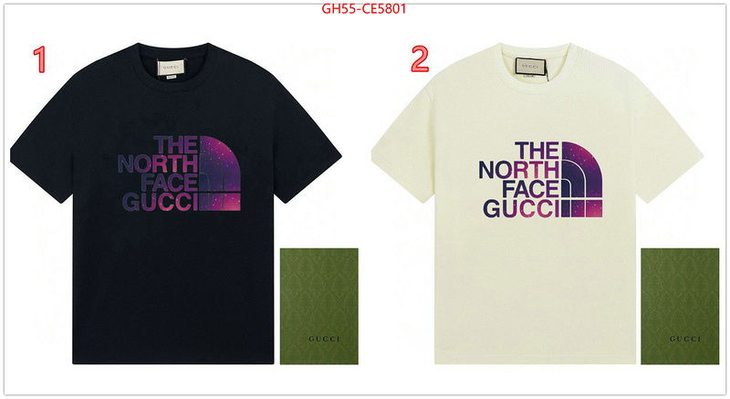 Clothing-Gucci,where can you buy replica ID: CE5801,$: 55USD