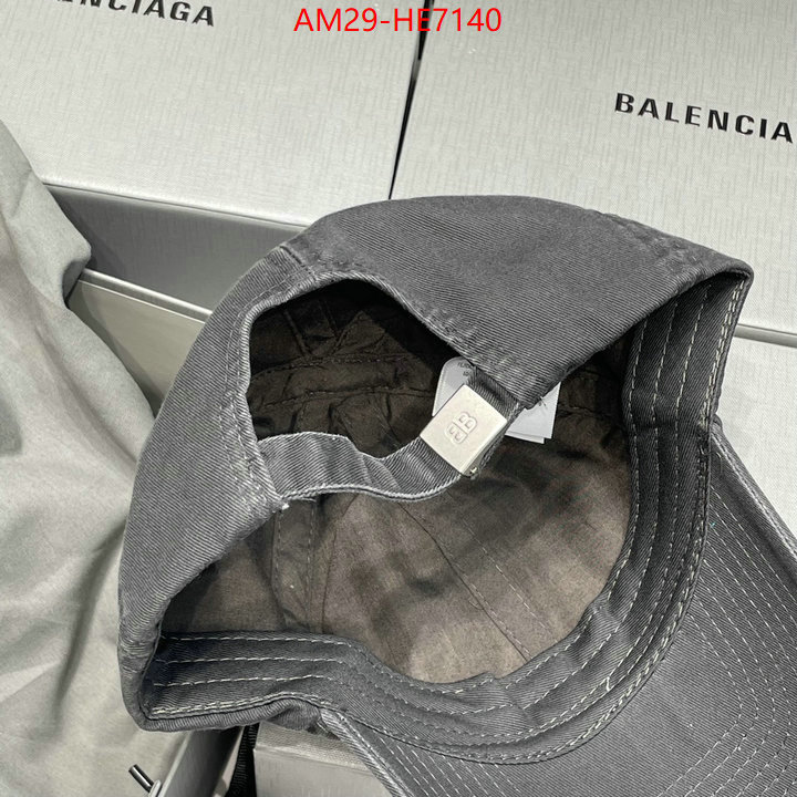 Cap (Hat)-Balenciaga,mirror copy luxury ID: HE7140,$: 29USD