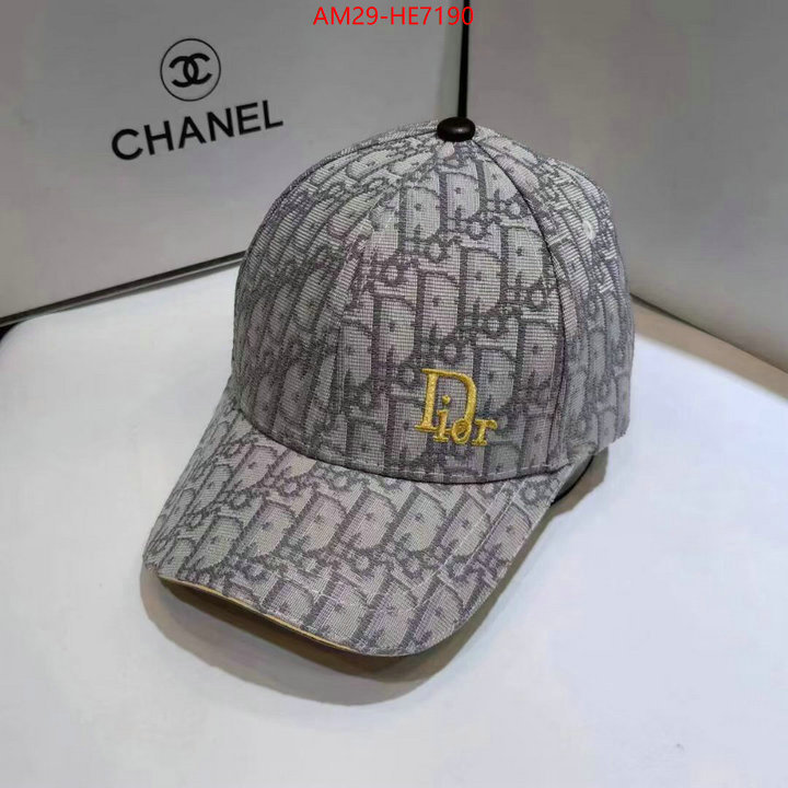 Cap (Hat)-Dior,buy ID: HE7190,$: 29USD
