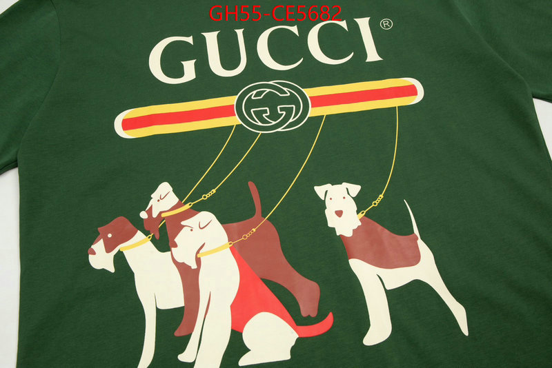 Clothing-Gucci,where can i buy the best 1:1 original ID: CE5682,$: 55USD