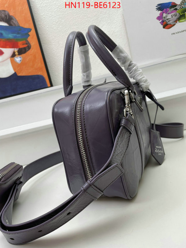 Prada Bags(4A)-Handbag-,copy ID: BE6123,$: 119USD