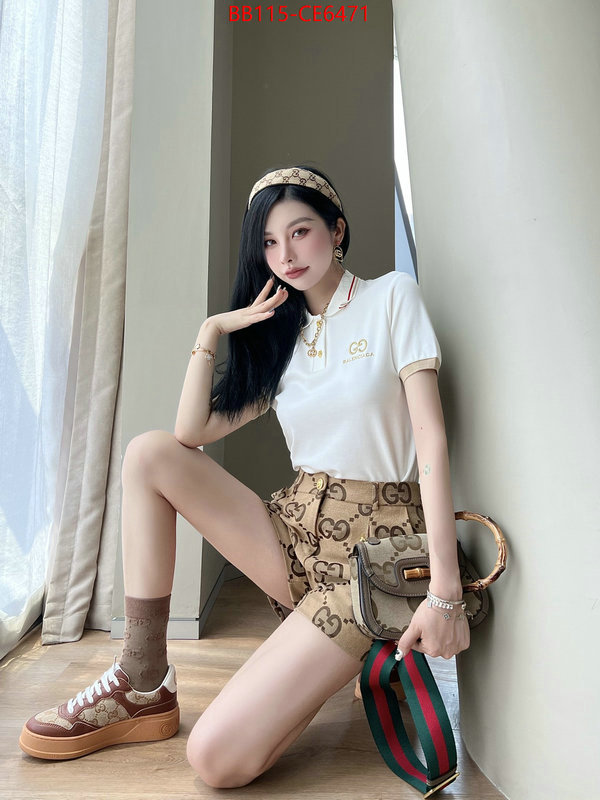 Clothing-Gucci,replica best ID: CE6471,$: 115USD