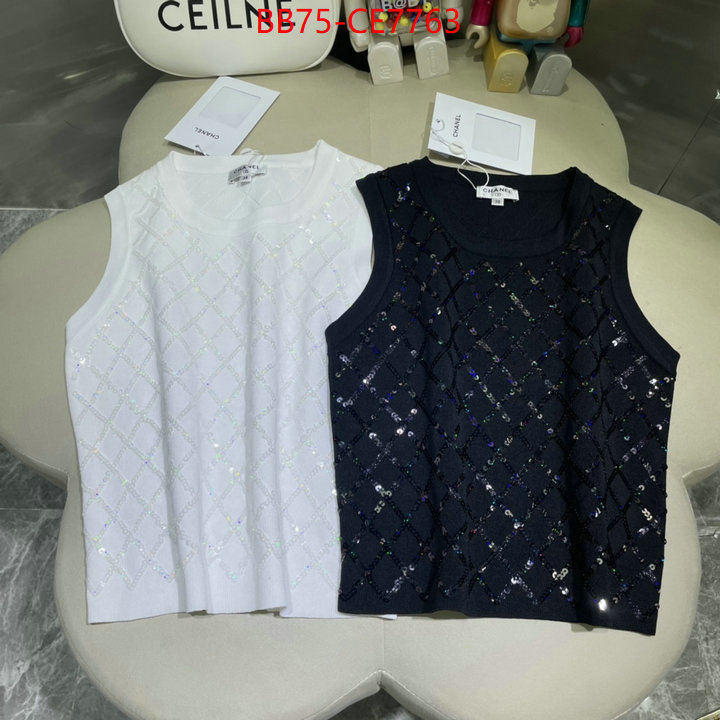 Clothing-Chanel,replicas buy special ID: CE7763,$: 75USD