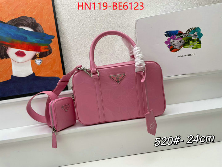 Prada Bags(4A)-Handbag-,copy ID: BE6123,$: 119USD