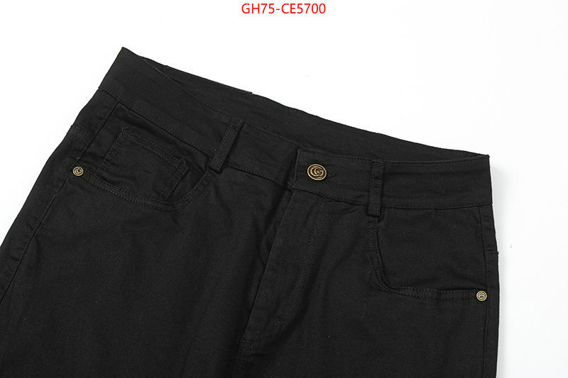 Clothing-Gucci,replica designer ID: CE5700,$: 75USD