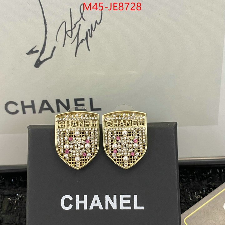 Jewelry-Chanel,replica 2023 perfect luxury ID: JE8728,$: 45USD