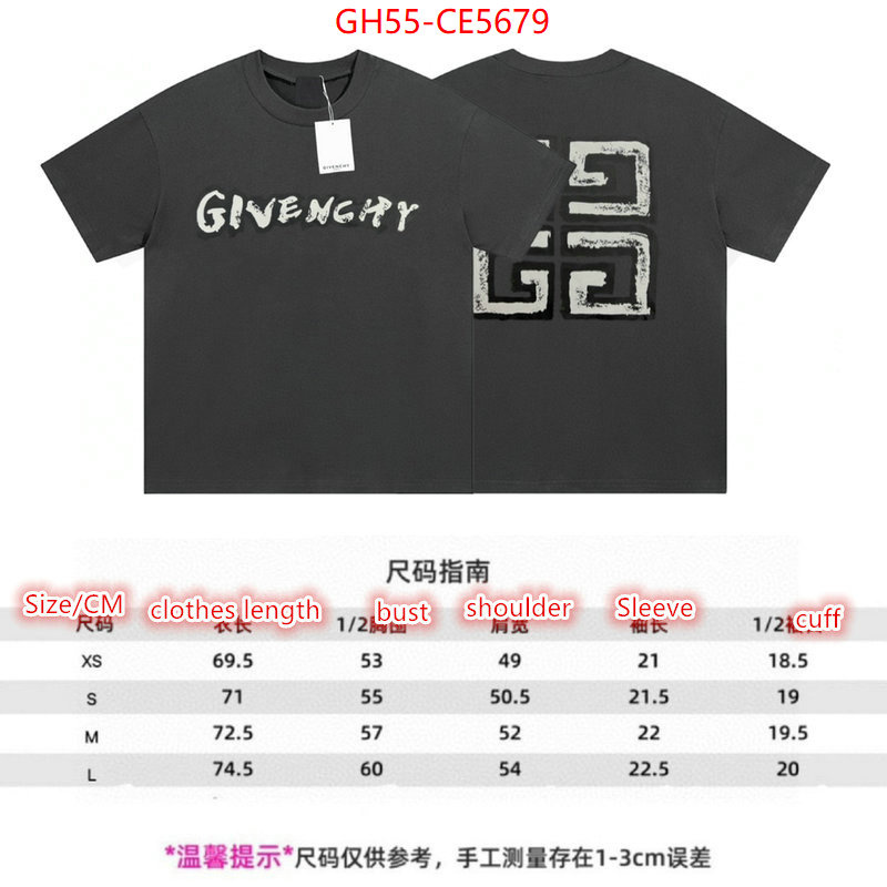 Clothing-Givenchy,luxury fashion replica designers ID: CE5679,$: 55USD