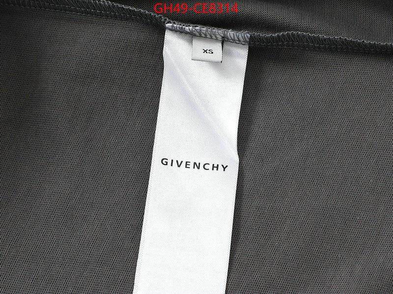 Clothing-Givenchy,aaaaa replica designer ID: CE8314,$: 49USD