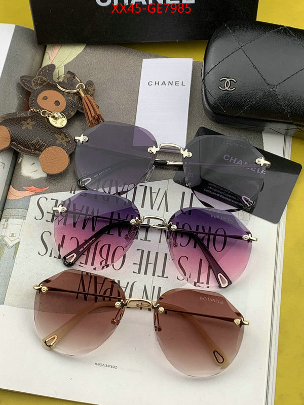 Glasses-Chanel,high quality happy copy ID: GE7985,$: 45USD