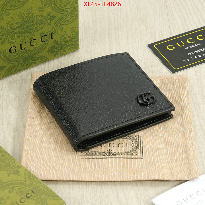 Gucci Bags(4A)-Wallet-,wholesale designer shop ID: TE4826,$: 45USD