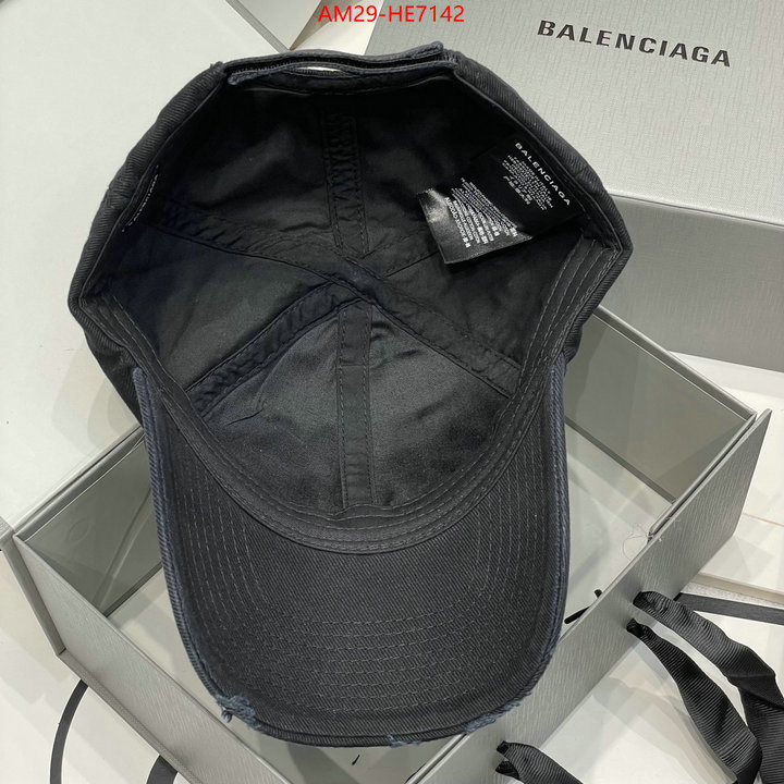 Cap (Hat)-Balenciaga,2023 perfect replica designer ID: HE7142,$: 29USD