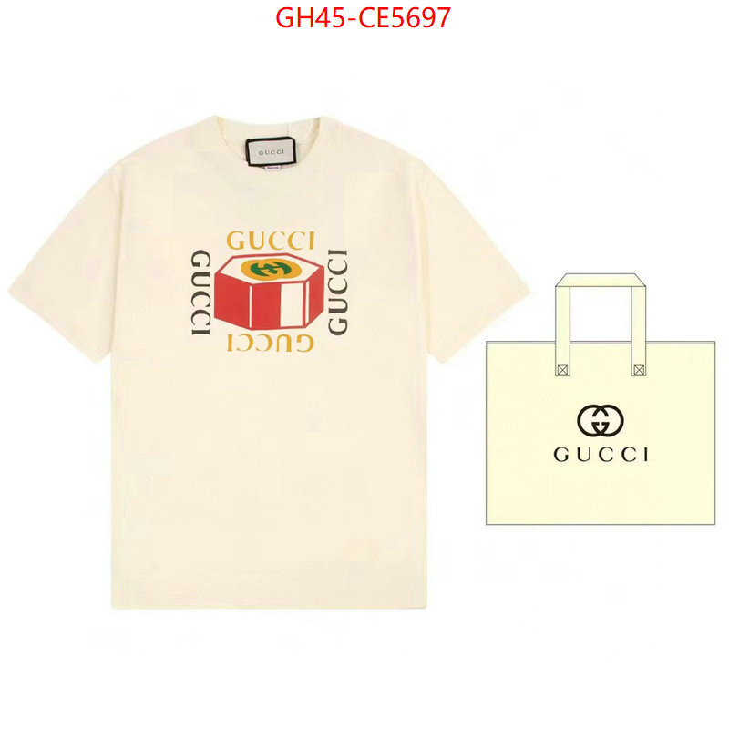 Clothing-Gucci,high quality replica ID: CE5697,$: 45USD