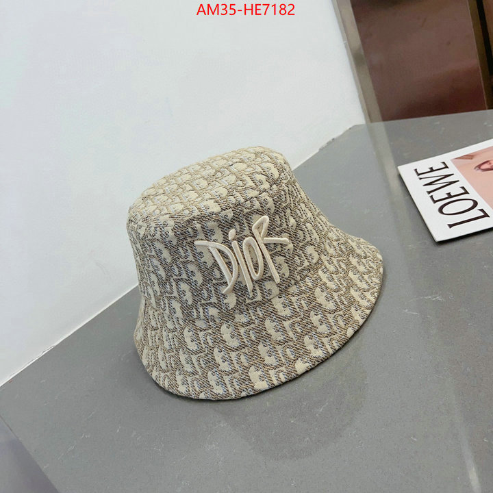 Cap (Hat)-Dior,high quality aaaaa replica ID: HE7182,$: 35USD