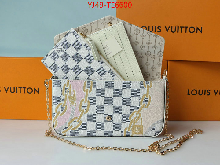 LV Bags(4A)-Wallet,how to find replica shop ID: TE6600,$: 49USD