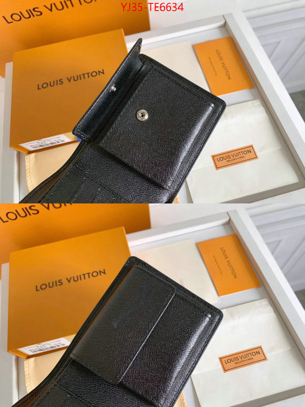 LV Bags(4A)-Wallet,cheap replica designer ID: TE6634,$: 35USD