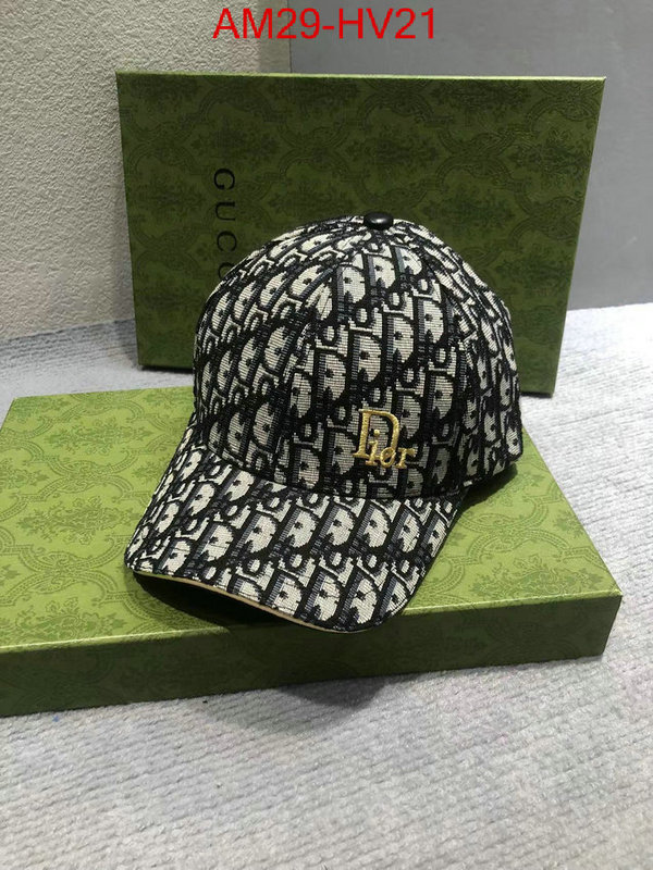 Cap (Hat)-Dior,cheap wholesale ID: HV21,$: 29USD