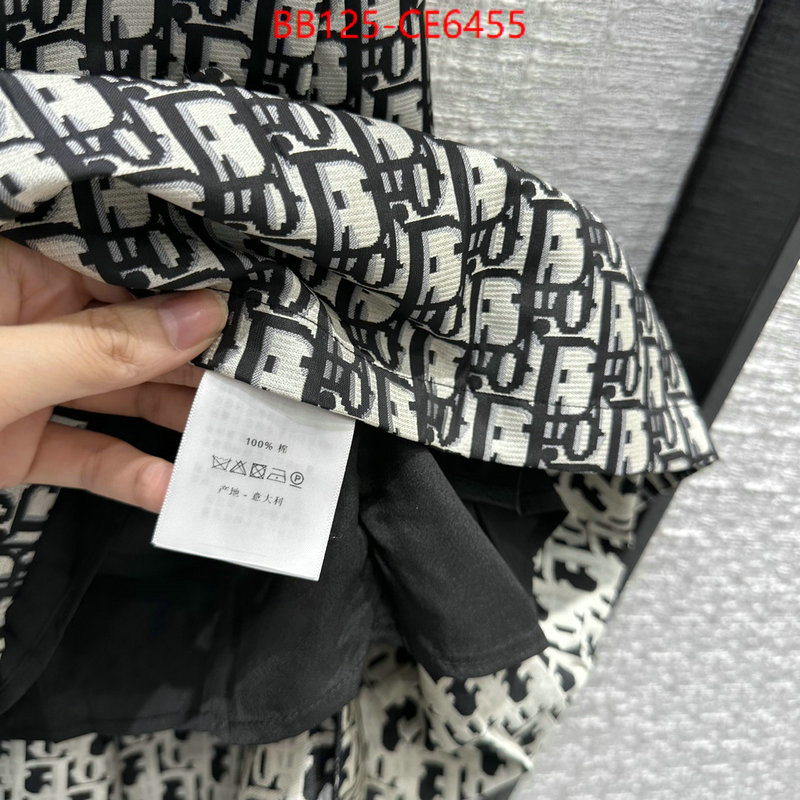 Clothing-Dior,fake ID: CE6455,$: 125USD