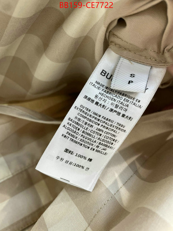 Clothing-Burberry,buy cheap ID: CE7722,$: 159USD