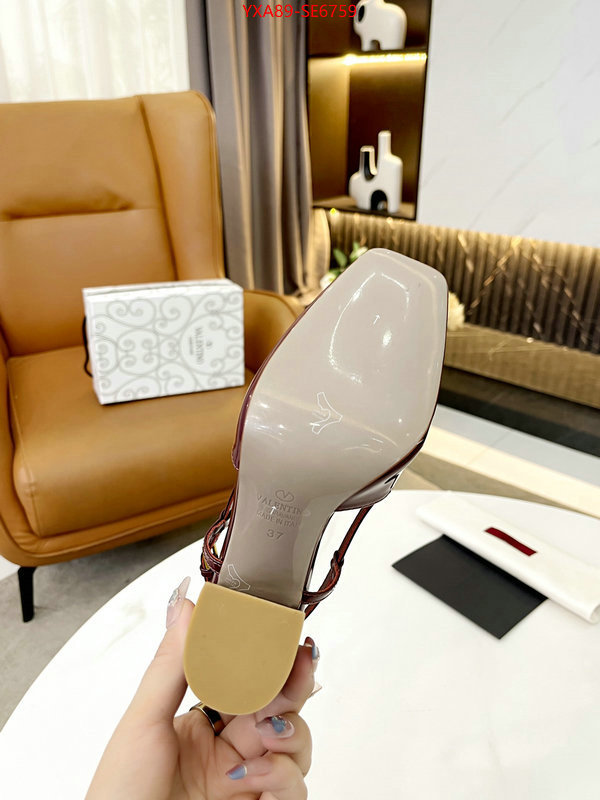 Women Shoes-Valentino,designer 1:1 replica ID: SE6759,$: 89USD