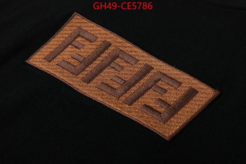 Clothing-Fendi,exclusive cheap ID: CE5786,$: 49USD