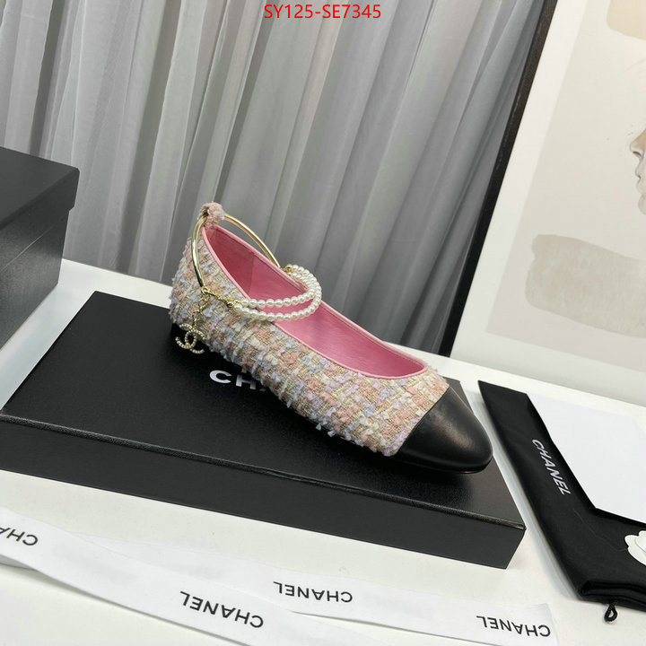 Women Shoes-Chanel,replica 1:1 ID: SE7345,$: 125USD