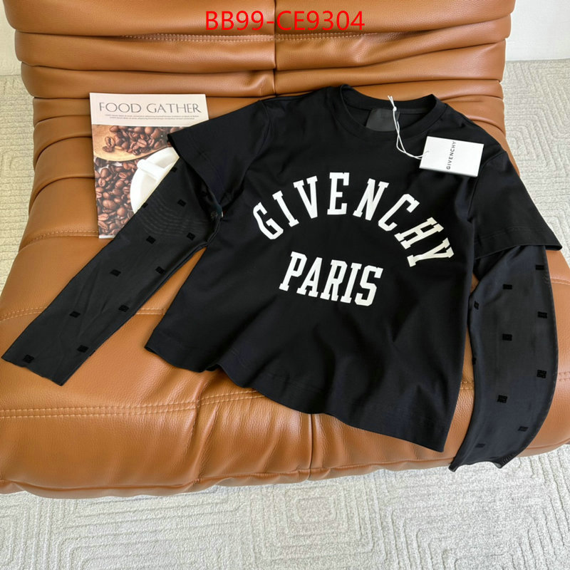 Clothing-Givenchy,designer fashion replica ID: CE9304,$: 99USD