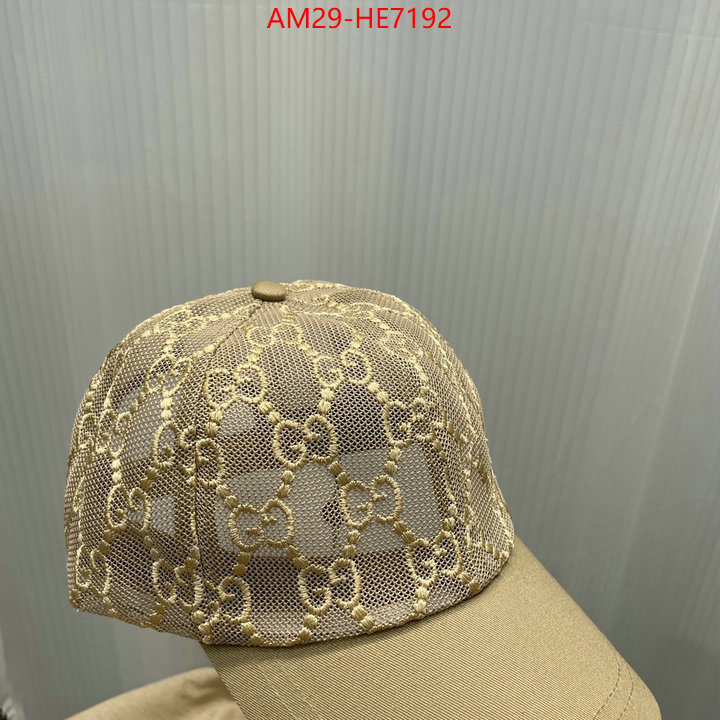 Cap (Hat)-Gucci,the best ID: HE7192,$: 29USD