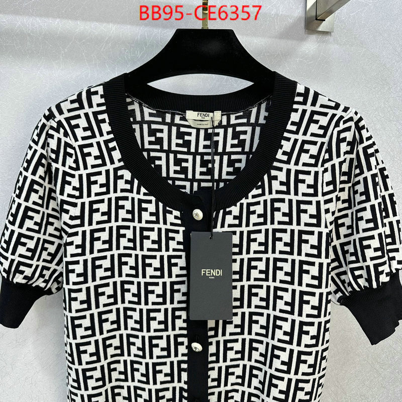 Clothing-Fendi,can you buy knockoff ID: CE6357,$: 95USD