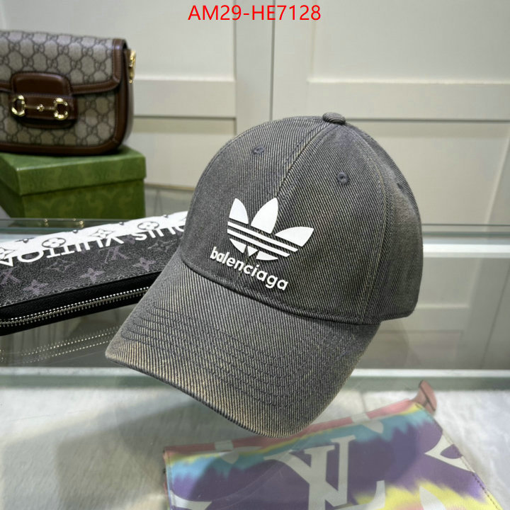 Cap (Hat)-Balenciaga,only sell high-quality ID: HE7128,$: 29USD