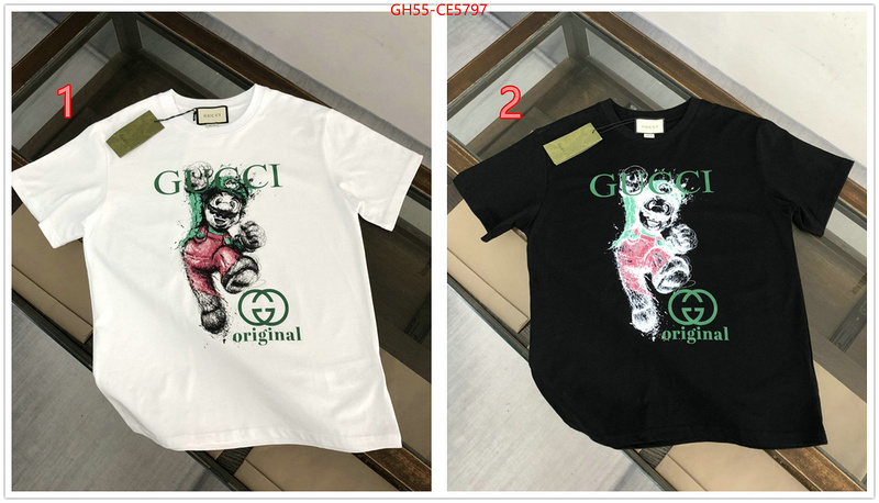 Clothing-Gucci,luxury ID: CE5797,$: 55USD