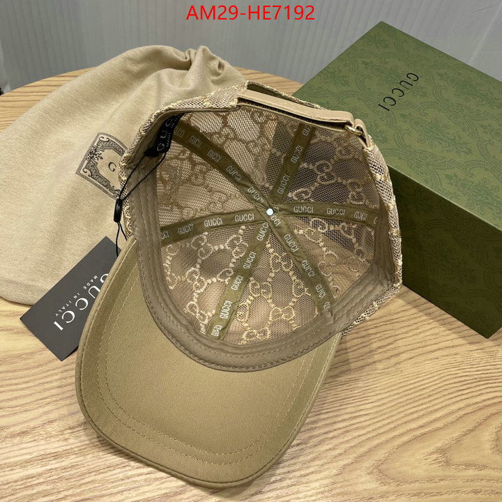 Cap (Hat)-Gucci,the best ID: HE7192,$: 29USD