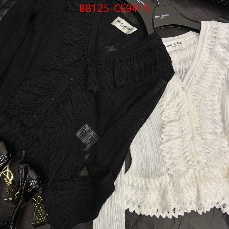 Clothing-YSL,buy 2023 replica ID: CE9415,$: 125USD