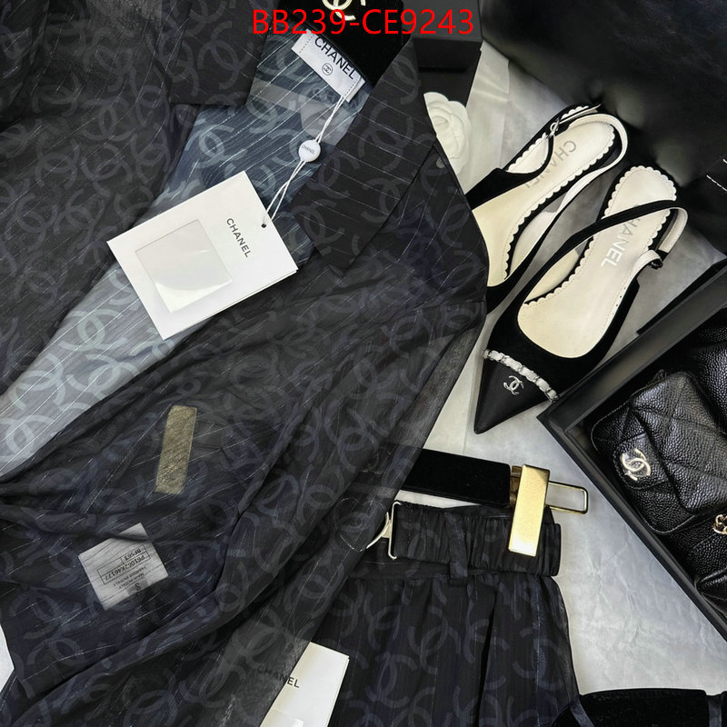 Clothing-Chanel,knockoff highest quality ID: CE9243,$: 239USD