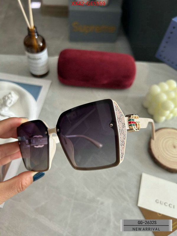Glasses-Gucci,wholesale designer shop ID: GE5559,$: 42USD