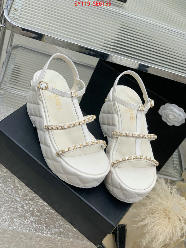 Women Shoes-Chanel,the highest quality fake ID: SE6155,$: 119USD