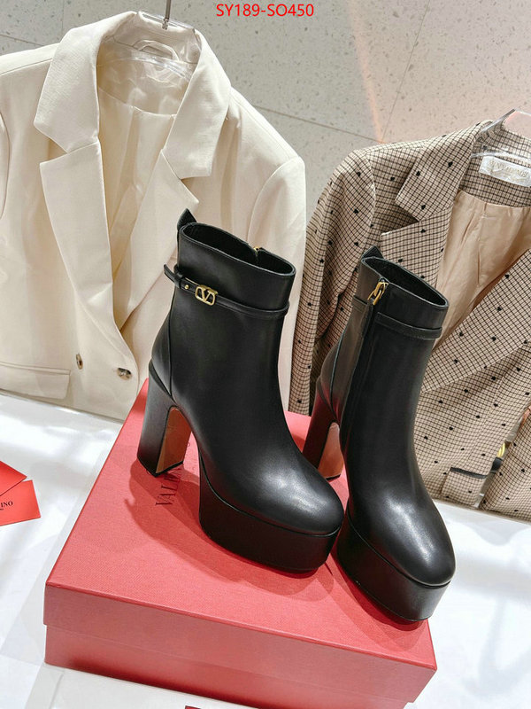 Women Shoes-Valentino,high quality replica designer ID: SO450,$: 189USD