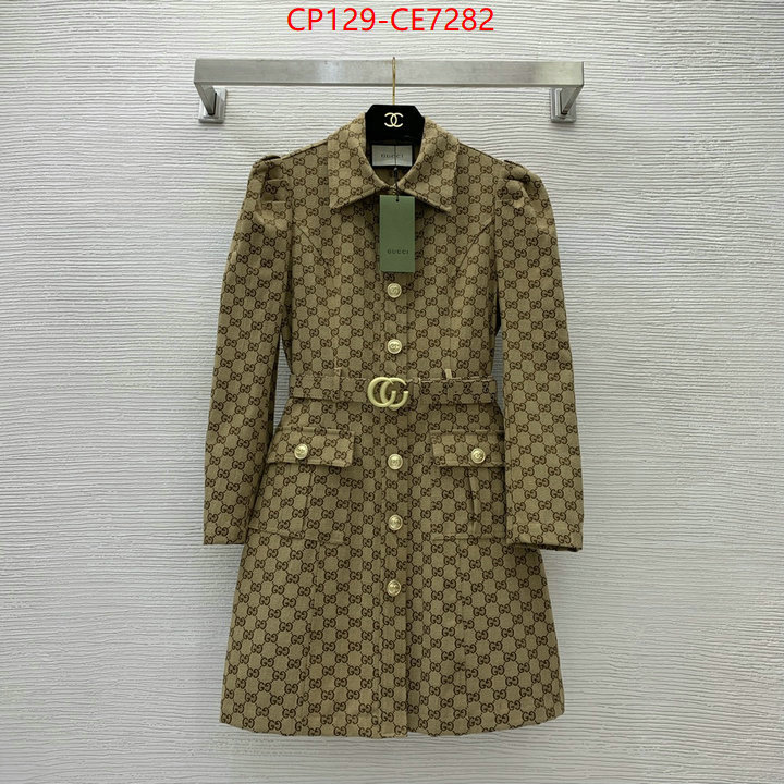 Clothing-Gucci,replica us ID: CE7282,$: 129USD