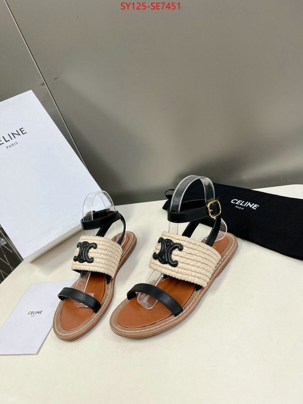 Women Shoes-CELINE,high quality ID: SE7451,$: 125USD