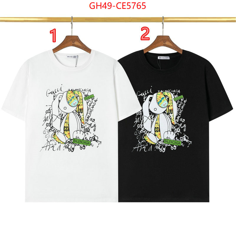 Clothing-Gucci,aaaaa replica designer ID: CE5765,$: 49USD