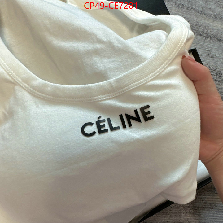 Clothing-Celine,top quality fake ID: CE7281,$: 49USD