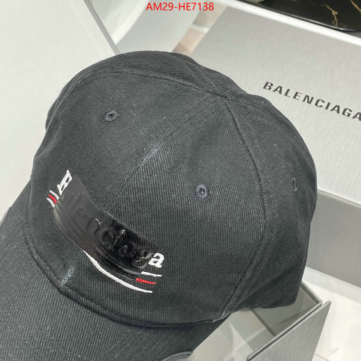 Cap (Hat)-Balenciaga,replica every designer ID: HE7138,$: 29USD